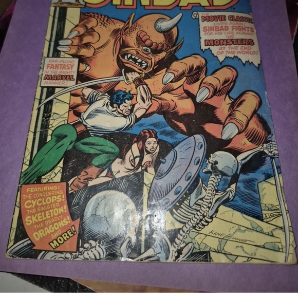 # 0911+ Marvel Sinbad Comic with Red and Blue Cover - Picture 3 of 4
